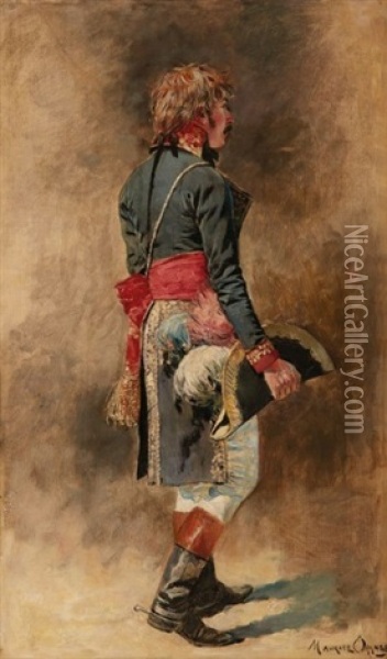 Soldat D'empire Oil Painting - Maurice Henri Orange