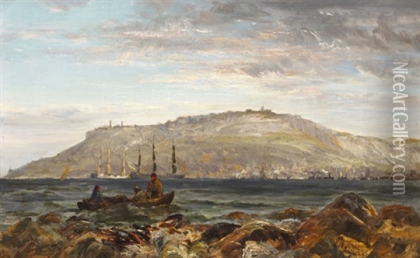 Portland Bill, Weymouth Oil Painting - Edwin Hayes