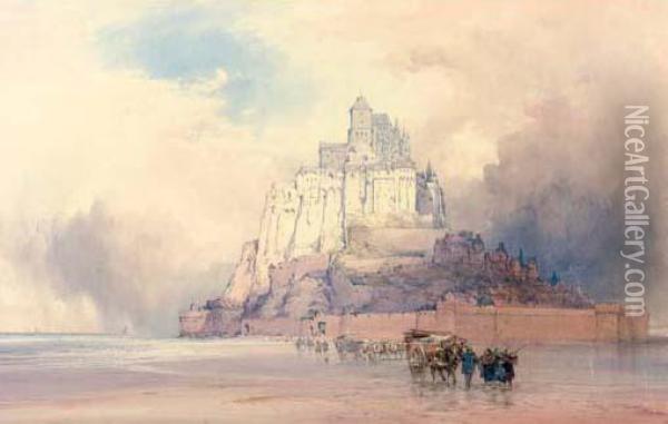 Mont St Michel Oil Painting - William Callow