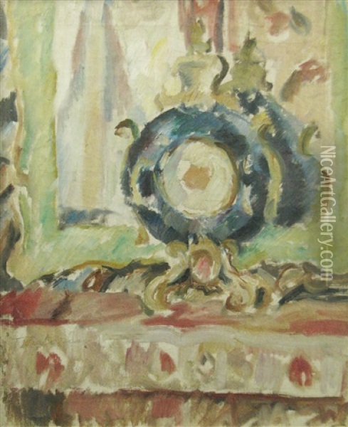 Still Life With Gourd Oil Painting - Florenta Pretorian