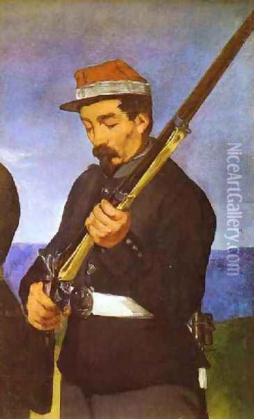 Soldier Oil Painting - Edouard Manet
