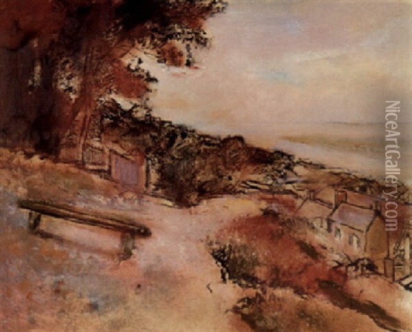 Paysage Au Bord De La Mer Oil Painting - Edgar Degas