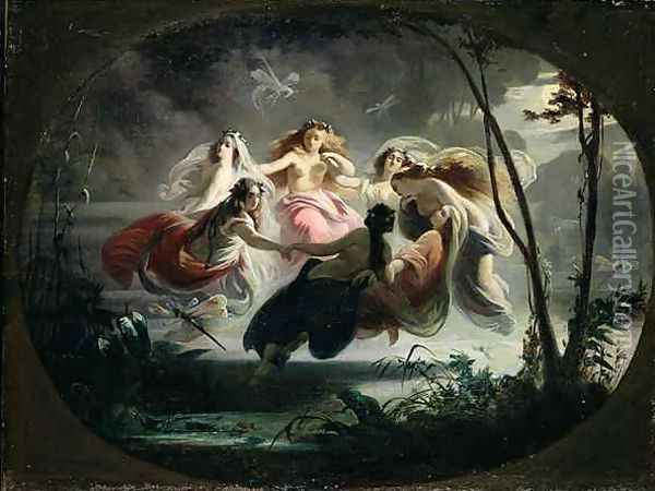 The Fairy Dance 2 Oil Painting - Robert Alexander Hillingford