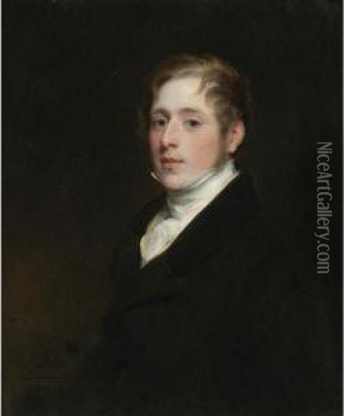 Portrait Of Sir Elliot Roberts Oil Painting - Thomas Phillips