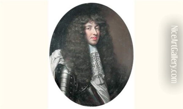 Portrait Du Grand Conde(?) Oil Painting - Justus van (Verus ab) Egmont
