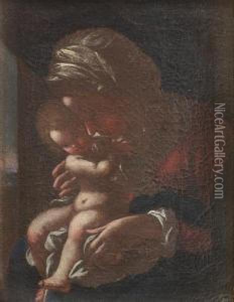 The Madonna And Child Oil Painting - Bartolomeo Schedoni