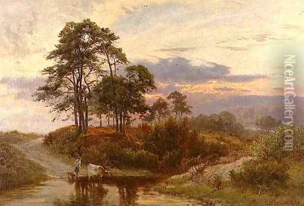 The End of the Day Oil Painting - Edward Henry Holder