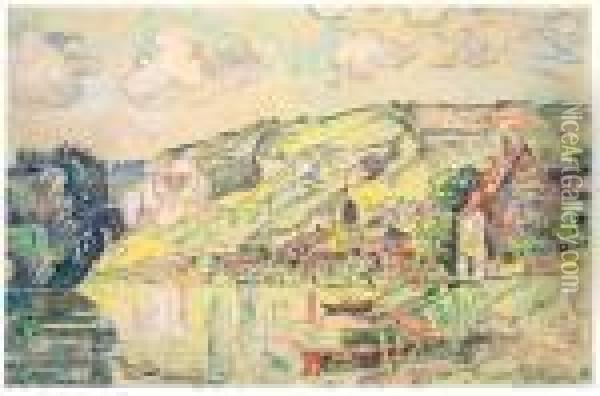 Les Andelys Oil Painting - Paul Signac