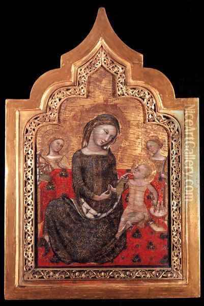 Madonna dell'Umilta Oil Painting - Vitale Da Bologna