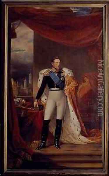 Portrait of Tsar Nicholas I of Russia Oil Painting - George Dawe