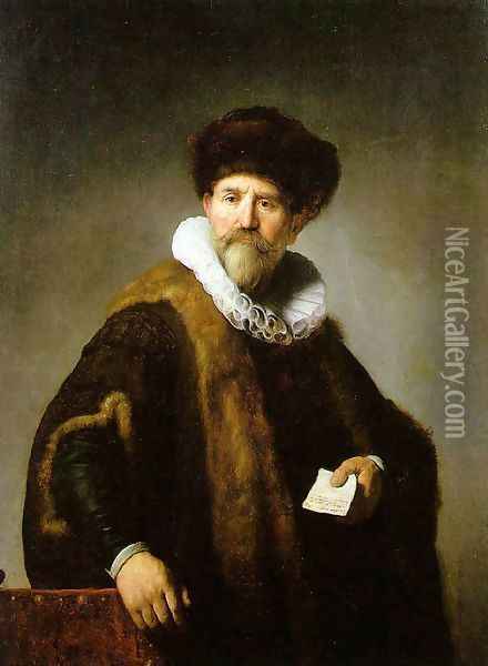 Portrait of Nicolaes Ruts 1631 Oil Painting - Rembrandt Van Rijn