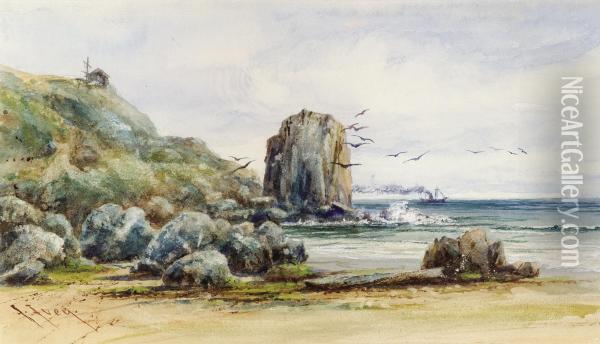 At The Golden Gate, San Francisco Oil Painting - John Joseph Ivey