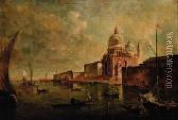 A View Of Venice Oil Painting - Francesco Guardi