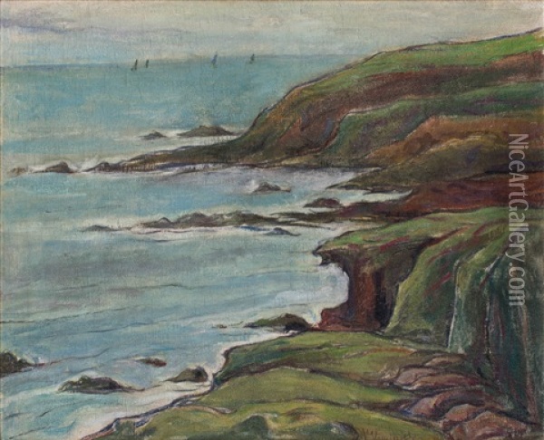 Morze Oil Painting - Wladyslaw Slewinski