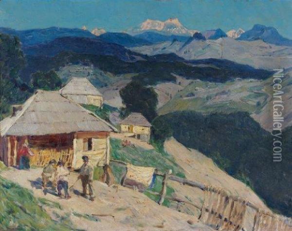 Paysage Du Caucase Oil Painting - Konstantin Alexeievitch Korovin