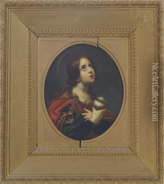 The Penitent Magdalen Oil Painting - Carlo Dolci