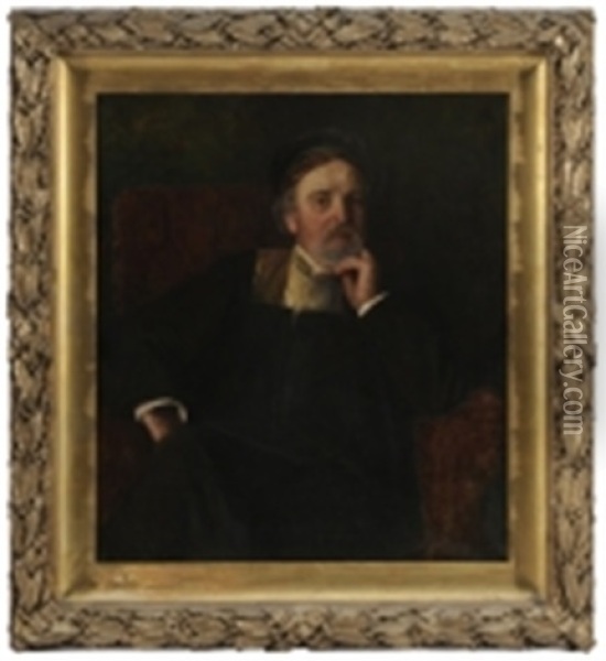 Portrait Of W.l. Brown Oil Painting - Mary Curtis Richardson