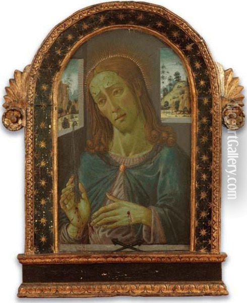 Vir Dolorum Oil Painting - Jacopo Del Sellaio