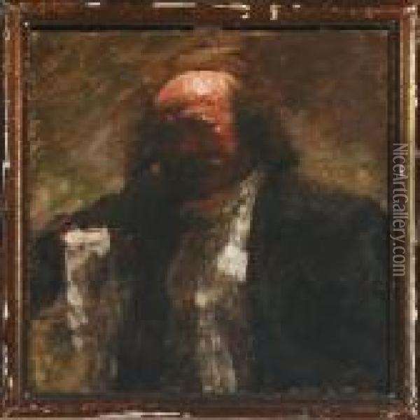 Portrait Of A Gentleman Oil Painting - Julius Paulsen