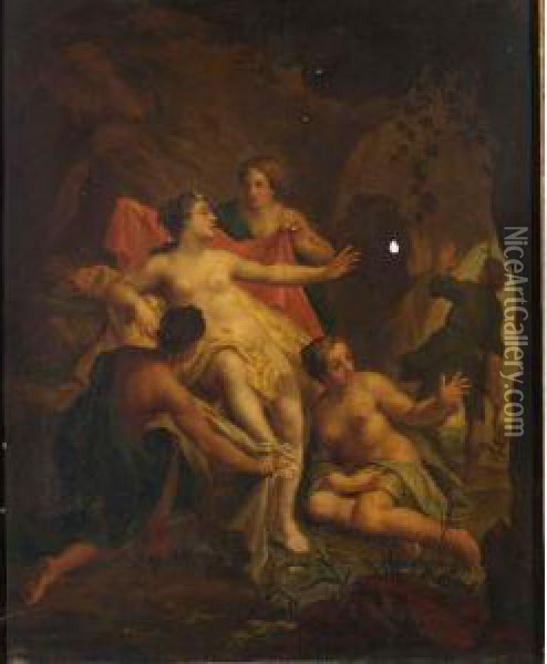 Diana And Actaeon Oil Painting - Hendrick Van Limborch
