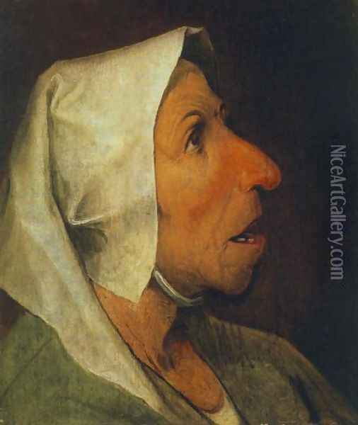 Portrait of an Old Woman 1563 Oil Painting - Pieter the Elder Bruegel