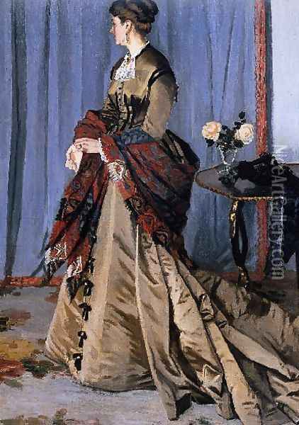 LMadame Gaudibert Oil Painting - Claude Oscar Monet