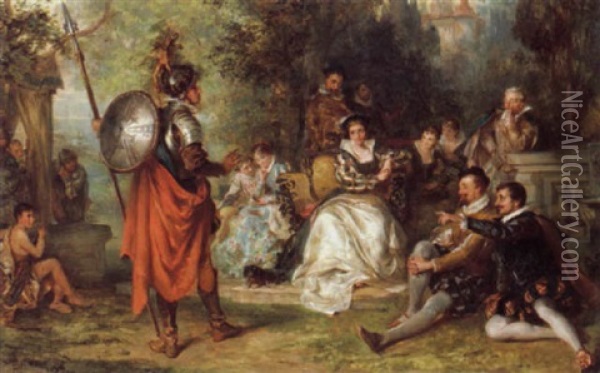 The Petition Oil Painting - Robert Alexander Hillingford
