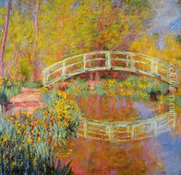 The Japanese Bridge At Giverny2 Oil Painting - Claude Oscar Monet