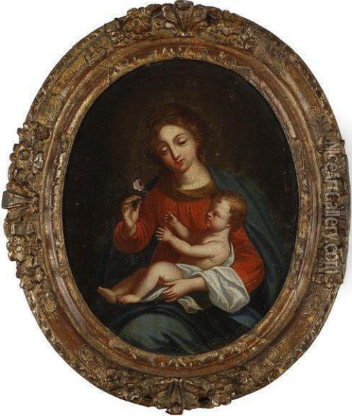 Vierge A L'enfant Oil Painting - Nicolas Loir