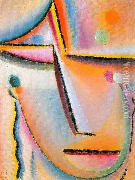 The Prayer Oil Painting - Alexei Jawlensky