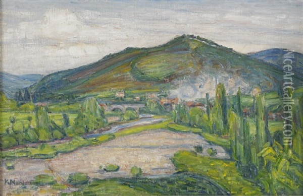 La Dornes Dalgang - Le Cheylard Oil Painting - Karl Nordstroem