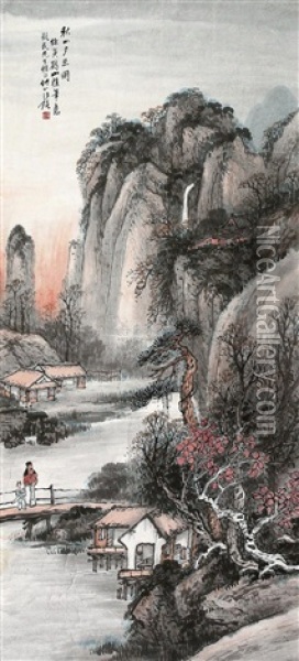 Landscape Oil Painting -  Wang Kun