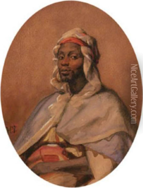 Circle Of. [the Sheikh] Oil Painting - Horace Vernet