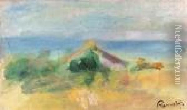 La Mer Oil Painting - Pierre Auguste Renoir