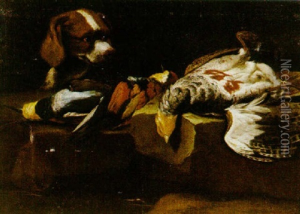 Nature Morte Oil Painting - David de Coninck
