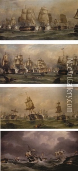 The Battle Of Trafalgar - The Start Of The Action With 