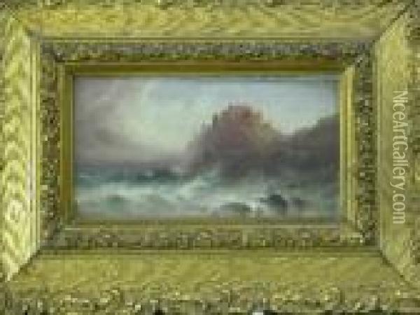 Mont Orgueil Castle, Jersey Oil Painting - S.L. Kilpack
