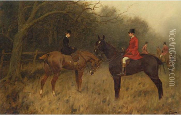 The Master Of Hounds Oil Painting - George Wright