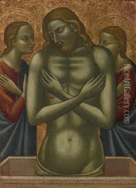 Ecce Homo Oil Painting - Jacopo di Cione