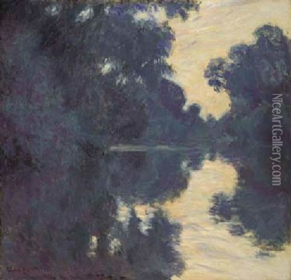 Matinee Sur La Seine Oil Painting - Claude Monet