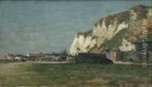 Dieppe Normandy Oil Painting - Harry Chase