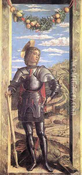 St George Oil Painting - Andrea Mantegna