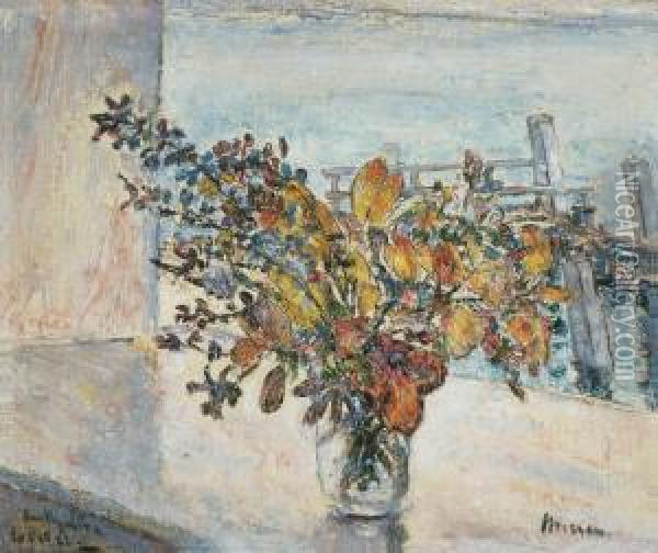 Bouquet Oil Painting - Georges Morren