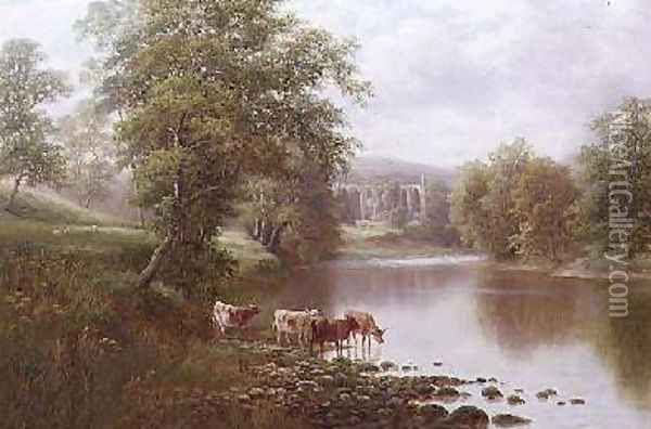 Bolton Abbey Oil Painting - William Mellor