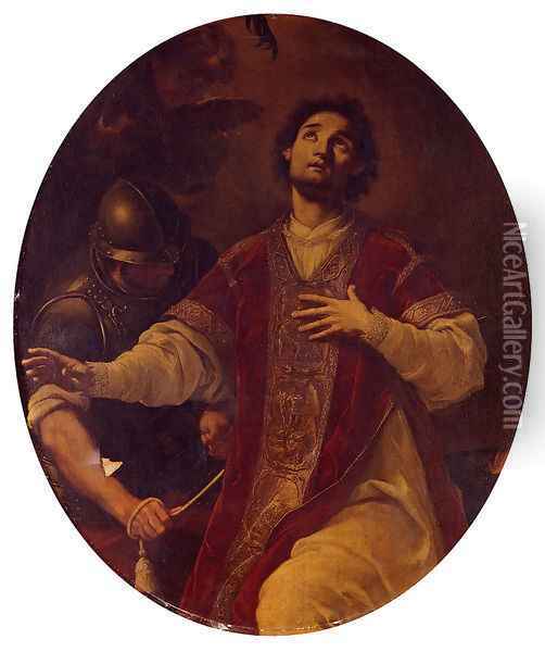 The Martyrdom Of Saint Lawrence Oil Painting - Corrado Giaquinto