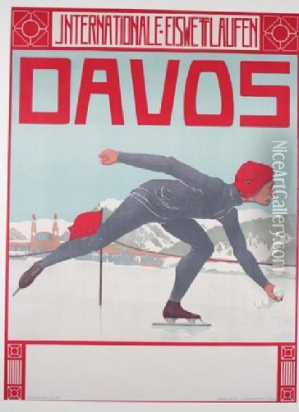 Davos Oil Painting - Walter Koch