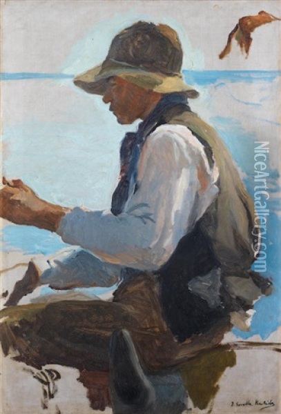La Vuelta De La Pesca Oil Painting - Joaquin Sorolla