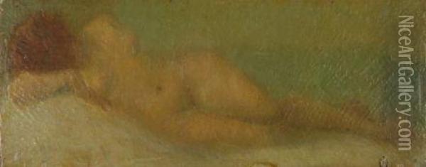 Nudo Di Donna Oil Painting - Daniele Ranzoni