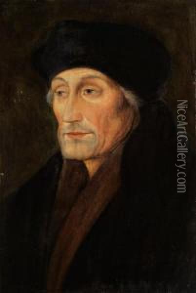 Bildnis Des Erasmus Von Rotterdam Oil Painting - Georg Pencz