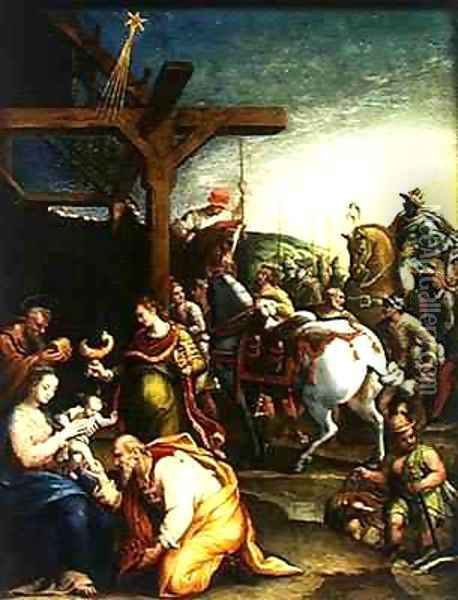 The Adoration of the Magi Oil Painting - Lavinia Fontana